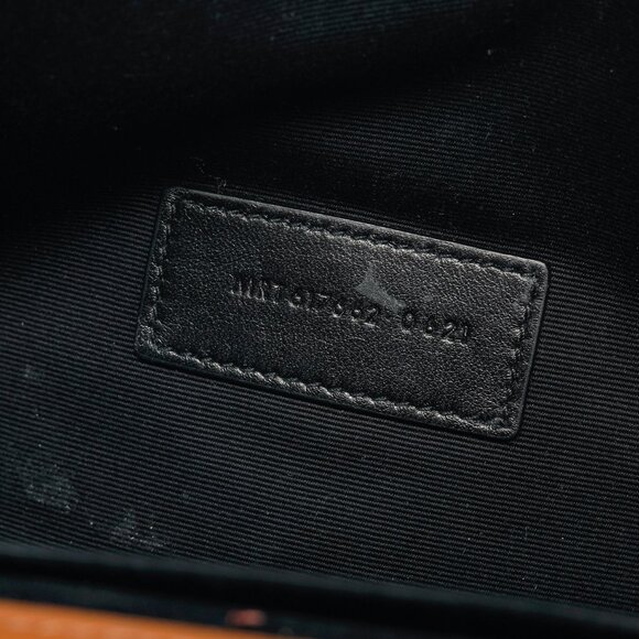 Saint Laurent Dark Natural Grain de Poudre Chevron Matelasse YSL Cassandre Flap - Picture 13 of 13